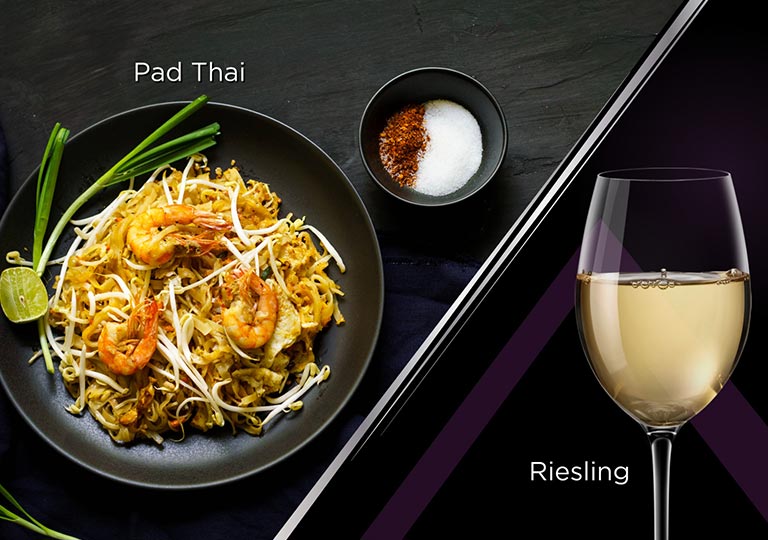 Greek Wine pairing with Pad Thai (The Health Benefits of Brown Rice Pad Thai Noodles)
