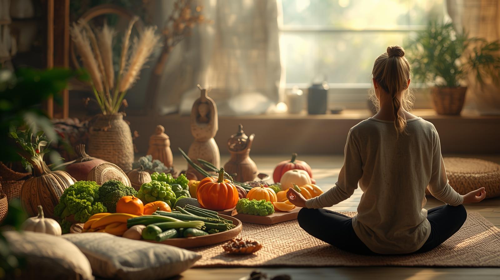 Healthy food is a part of healing life